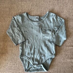 VGUC Pehr Organic Cotton Rocket Bodysuit 6-12mo